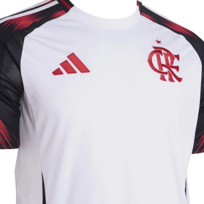 Camisa Flamengo II Away 2025/26 Masculino - Torcedor Adidas - Branco