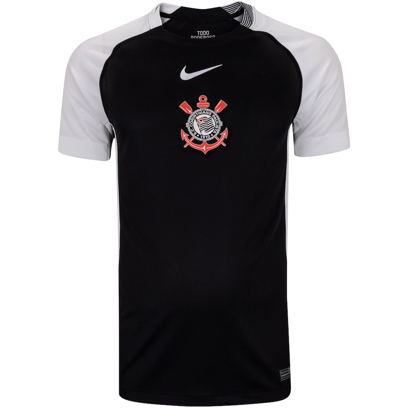 Camisa Corinthiano I e II 2025- Branca e Preta